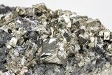 Pyrite, Sphalerite, Galena, and Quartz Associaition - Peru #213678-3